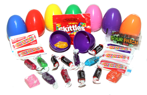 (1 Item) Candy Filled Eggs - (500) Pieces